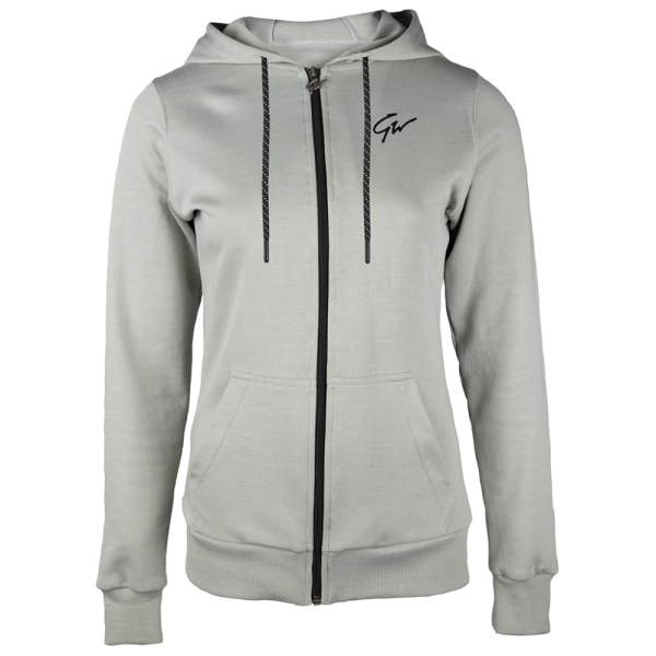 Pixley Zipped Hoodie Light Green
