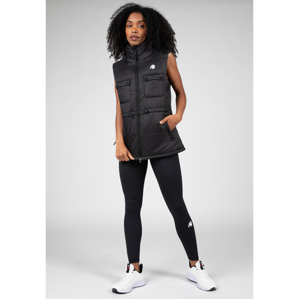 Lucia Puffer Vest Black