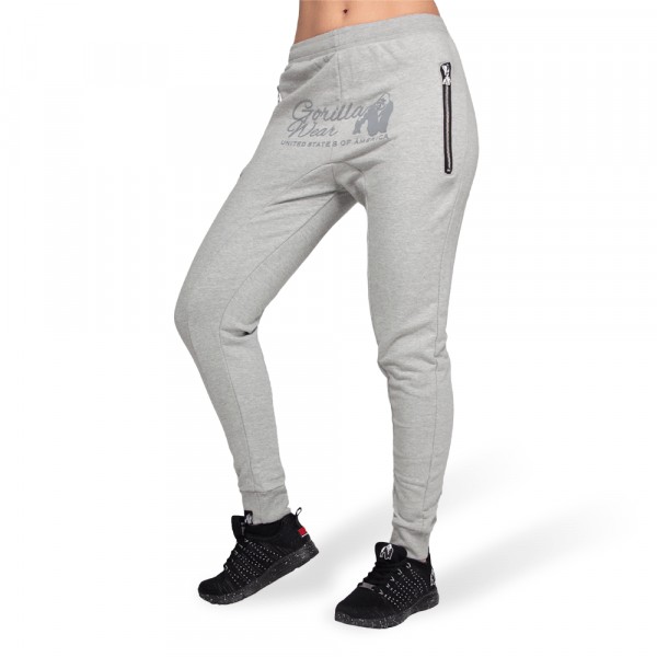 Celina Drop Crotch Joggers Gray