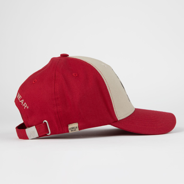 Buckley Cap - Red/Beige