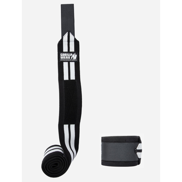 Knee Wraps Black/White 2,5 м