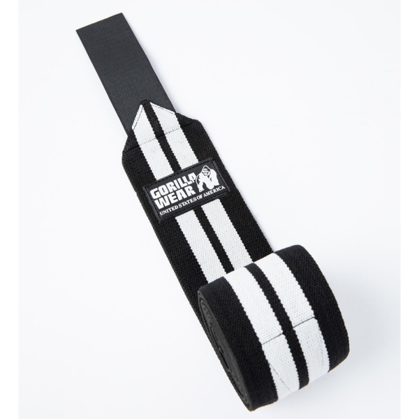 Knee Wraps Black/White 2,5 м