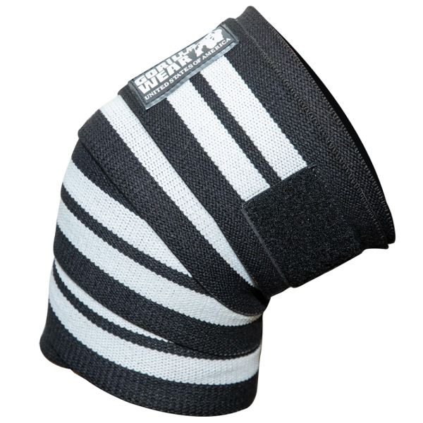Knee Wraps Black/White 2 м