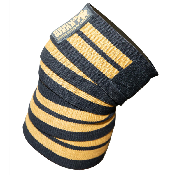 Knee Wraps Black/Gold 2 м.