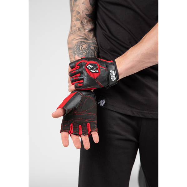Mitchell Training Gloves Black/Red