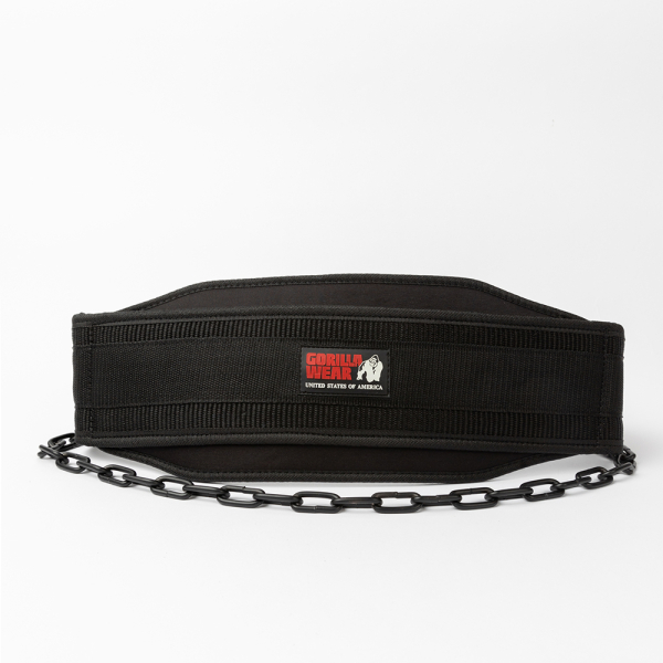 Gorilla Wear Nylon Dip Belt Black