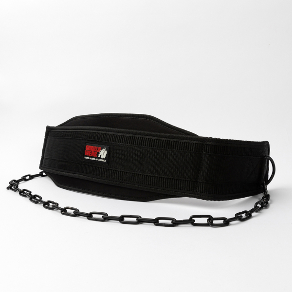 Gorilla Wear Nylon Dip Belt Black