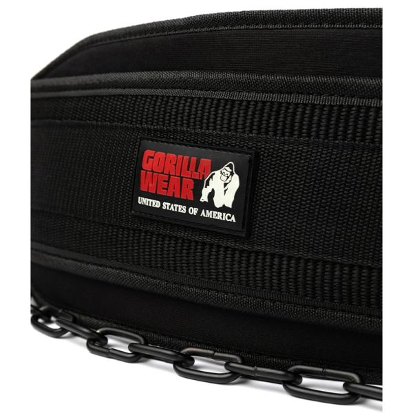Gorilla Wear Nylon Dip Belt Black