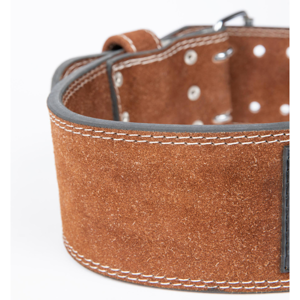 Gorilla Wear 4 Inch Leather Lifting Belt Brown
