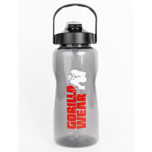Water Bottle With Sleeve 2L Black