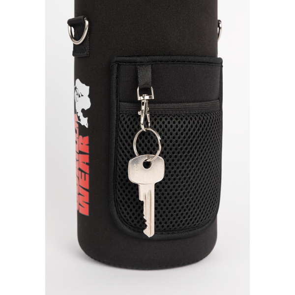 Water Bottle With Sleeve 2L Black