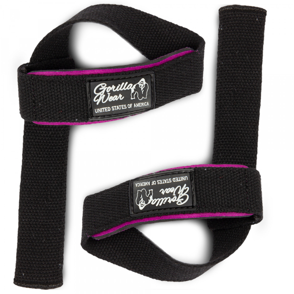 Лямки женские Padded Lifting Straps Black/Purple