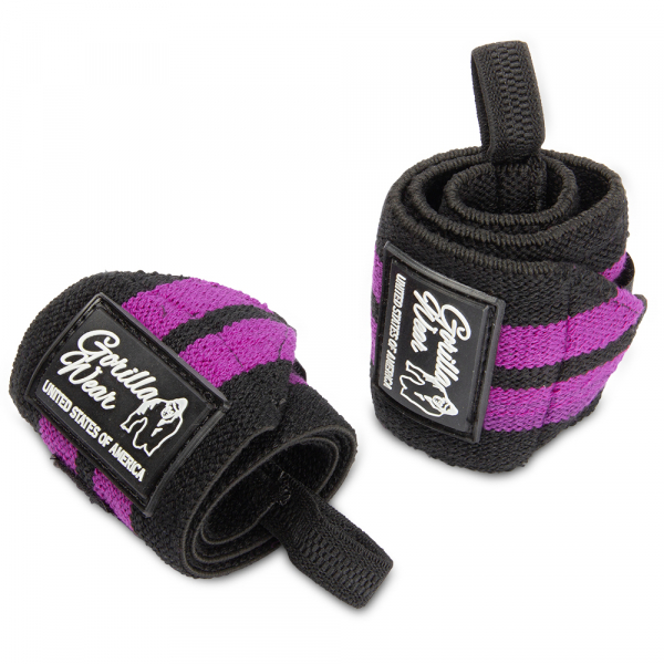 Women's Wrist Wraps Black/Purple