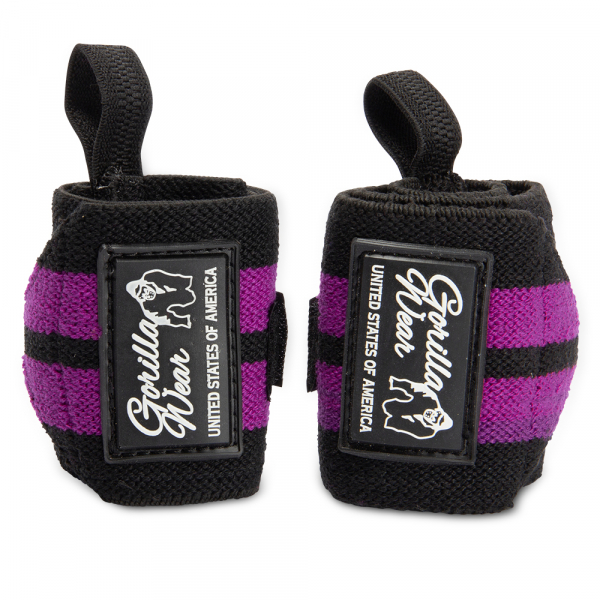 Women's Wrist Wraps Black/Purple