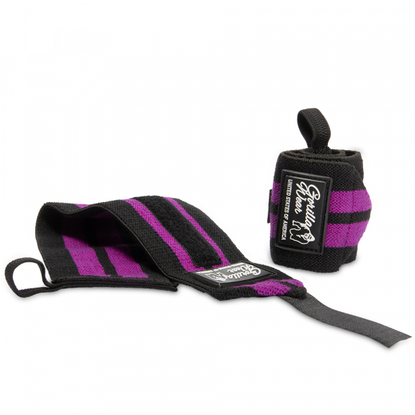 Women's Wrist Wraps Black/Purple
