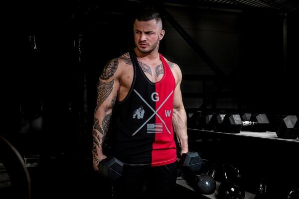 Майка Sterling Stringer Tank Top Black/Red