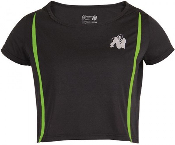 Топ Columbia Crop Top Black/Neon Lime