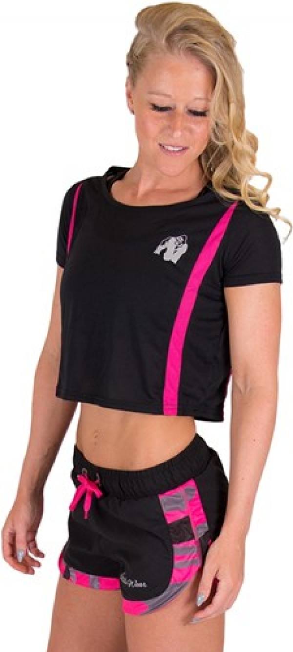 Топ Columbia Crop Top Black/Pink