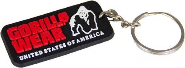 GW RUBBER MEN LOGO KEYCHAIN
